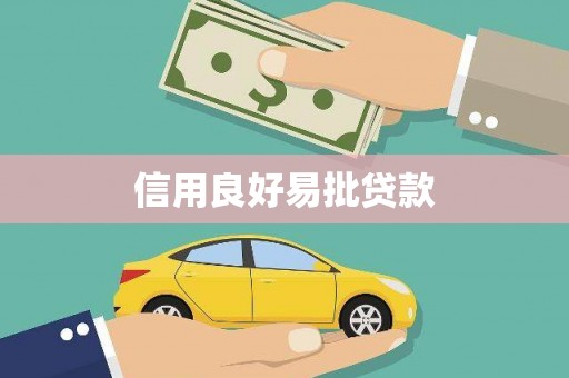 中阳信用良好易批贷款