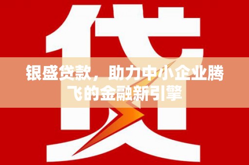 中阳银盛贷款，助力中小企业腾飞的金融新引擎