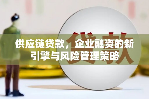 中阳供应链贷款，企业融资的新引擎与风险管理策略