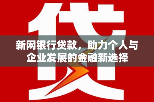中阳新网银行贷款，助力个人与企业发展的金融新选择