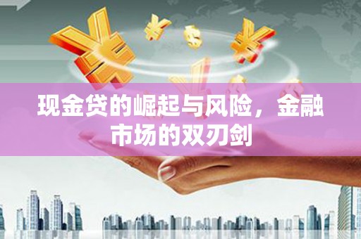 中阳现金贷的崛起与风险，金融市场的双刃剑