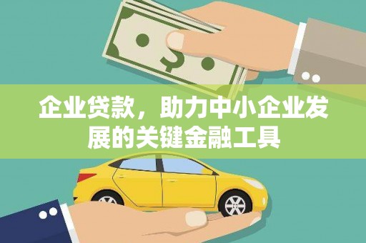中阳企业贷款，助力中小企业发展的关键金融工具