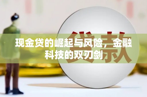 中阳现金贷的崛起与风险，金融科技的双刃剑